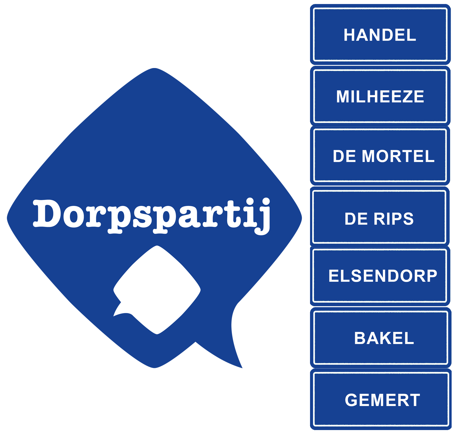 logo met naamplaatjes